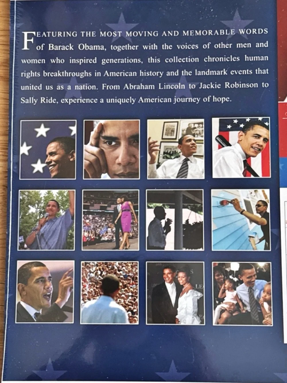 Barack Obama 2009 Wall Calendar Words of Hope and Inspiration 12x12 New Sealed